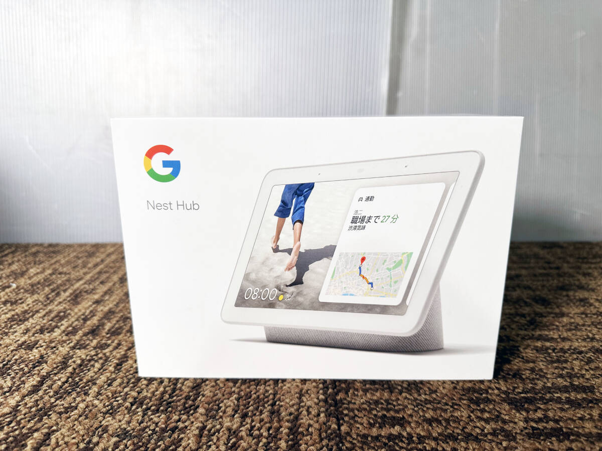 ◎★未使用に近い★ Google Nest Hub グーグル ネスト ハブ スマートディスプレイ スマートスピーカー タブレット【H1A】D63Cの画像10