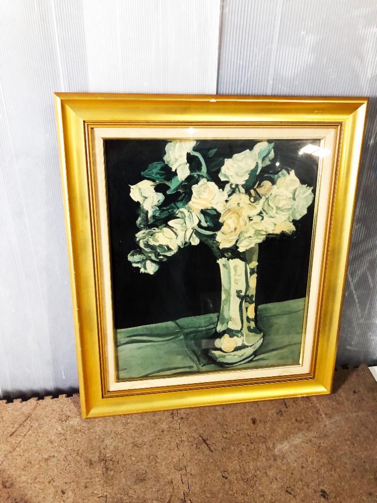 安井曽太郎 ばら 油絵 工芸画 静物画 額付き F8 Yahoo!オークション - 中古 油彩画 安井曾太郎 ばら 薔薇 大日本