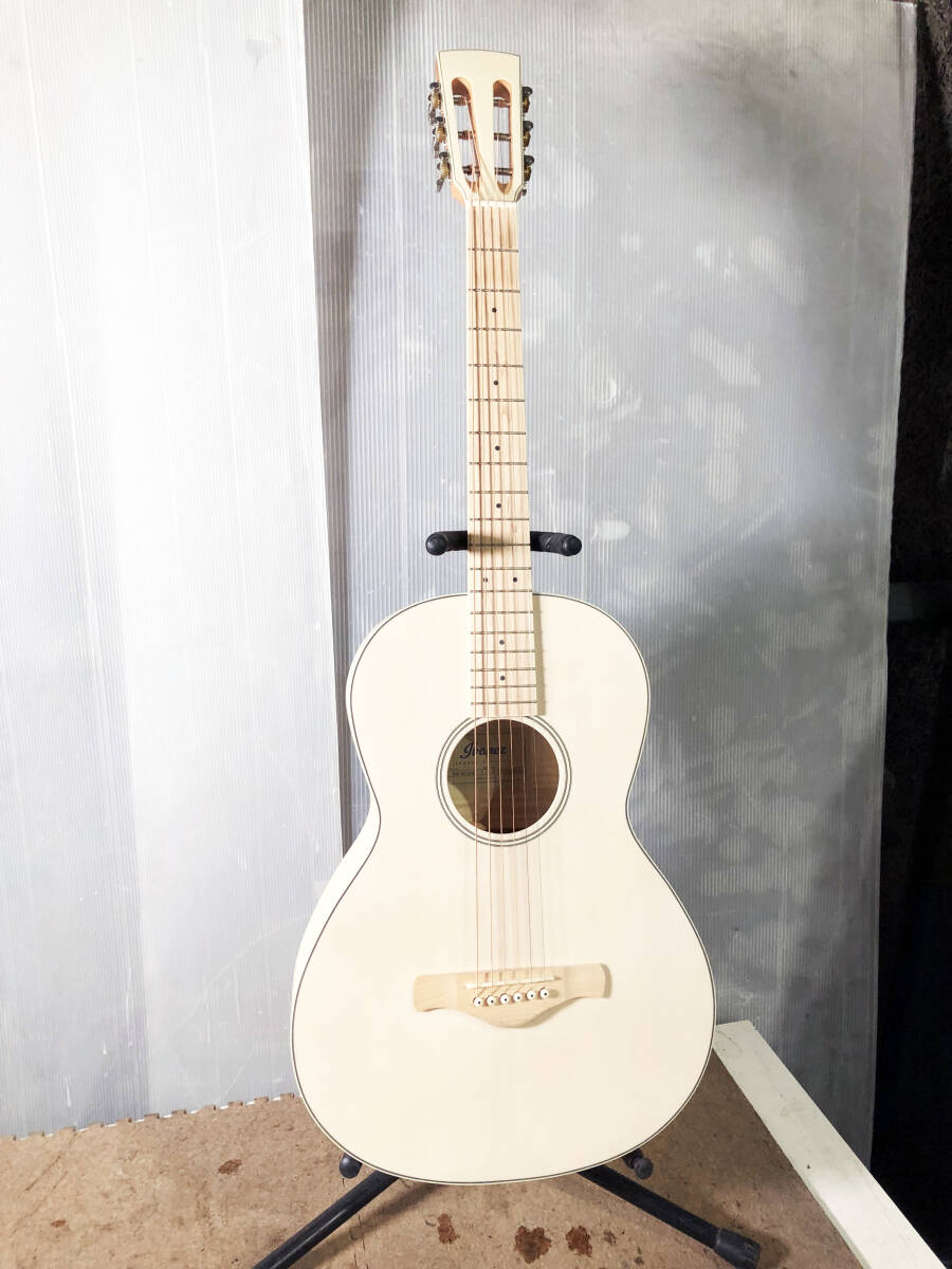 ◎★ 中古★Ibanez/アイバニーズ AN419E-0AW ホワイト エレアコ ソフトケース付属【AN419E-0AW】D3MDの画像2