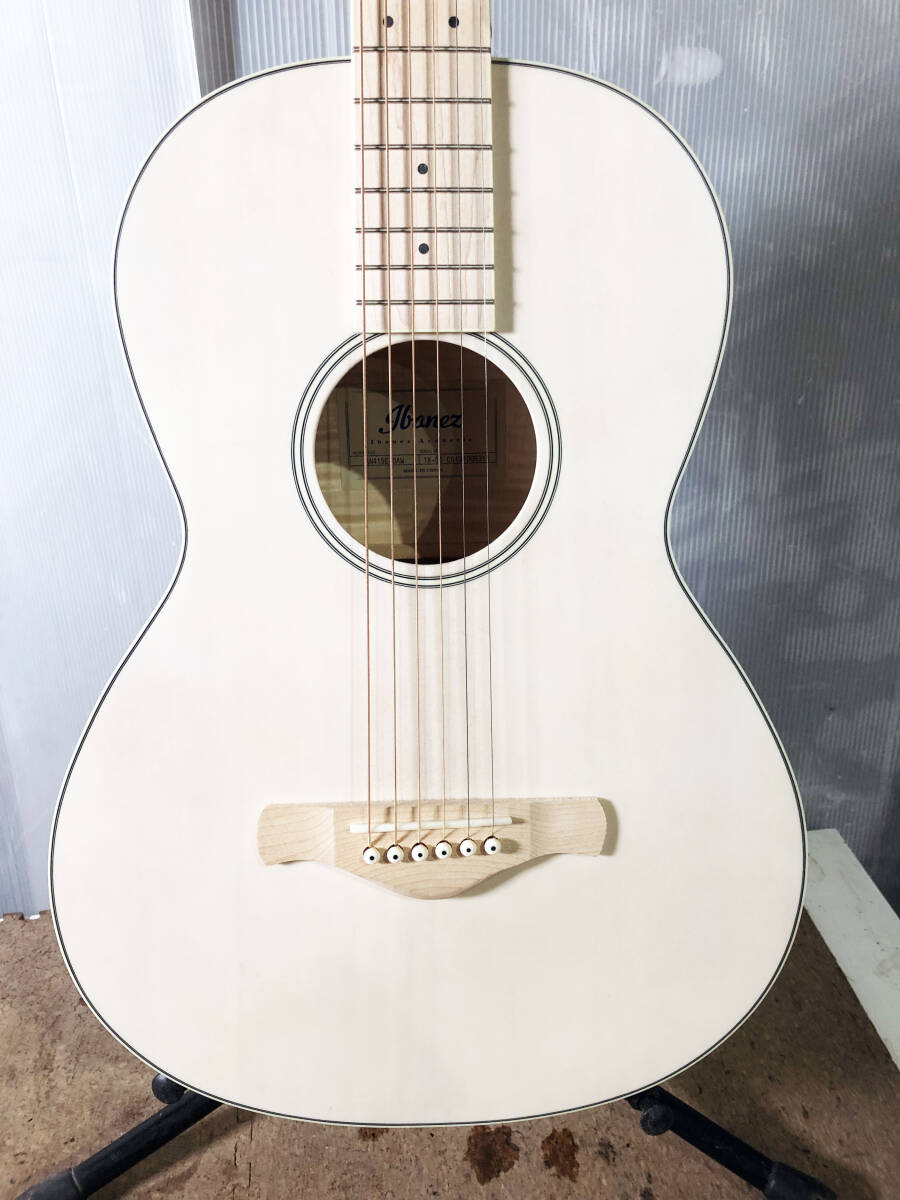 ◎★ 中古★Ibanez/アイバニーズ AN419E-0AW ホワイト エレアコ ソフトケース付属【AN419E-0AW】D3MDの画像5