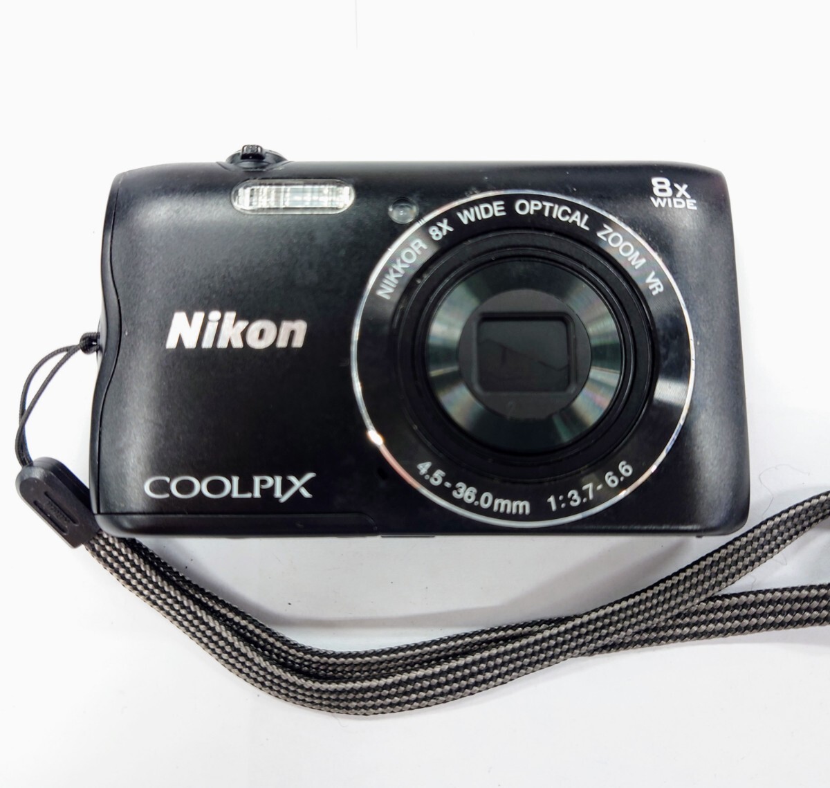 I560 デジタルカメラ Nikon COOLPIX A300 NIKKOR 8X WIDE OPTICAL ZOOM VR 4.5-36.0mm 1:3.7-6.6 ニコン 中古 ジャンク品 訳あり_画像2