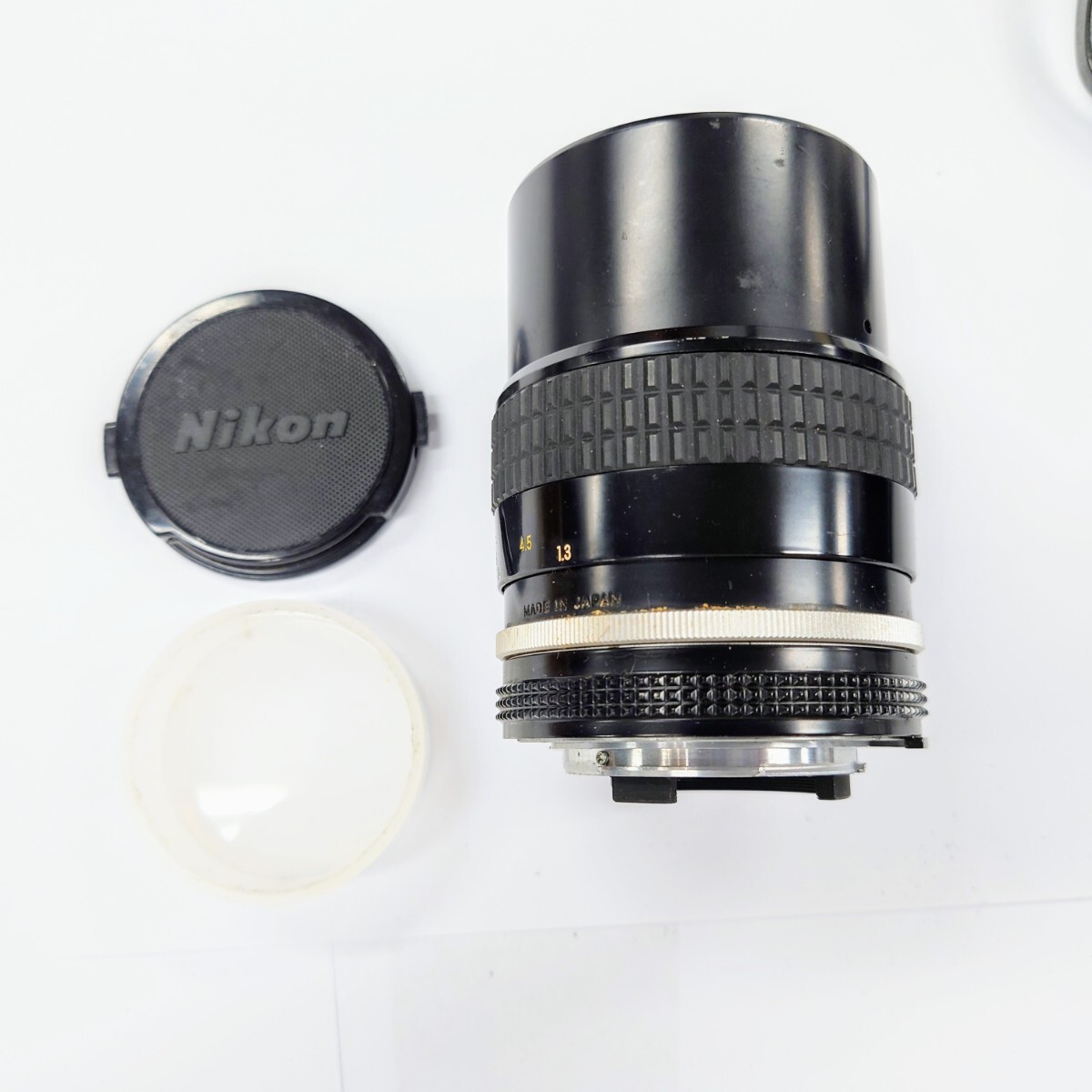 I614 フィルムカメラ Nikon EL2 7838897 NIKKOR 50mm 1:1.4 4125491 レンズ NIKKOR 135mm 1:3.5 215357 中古 ジャンク品 訳あり_画像8