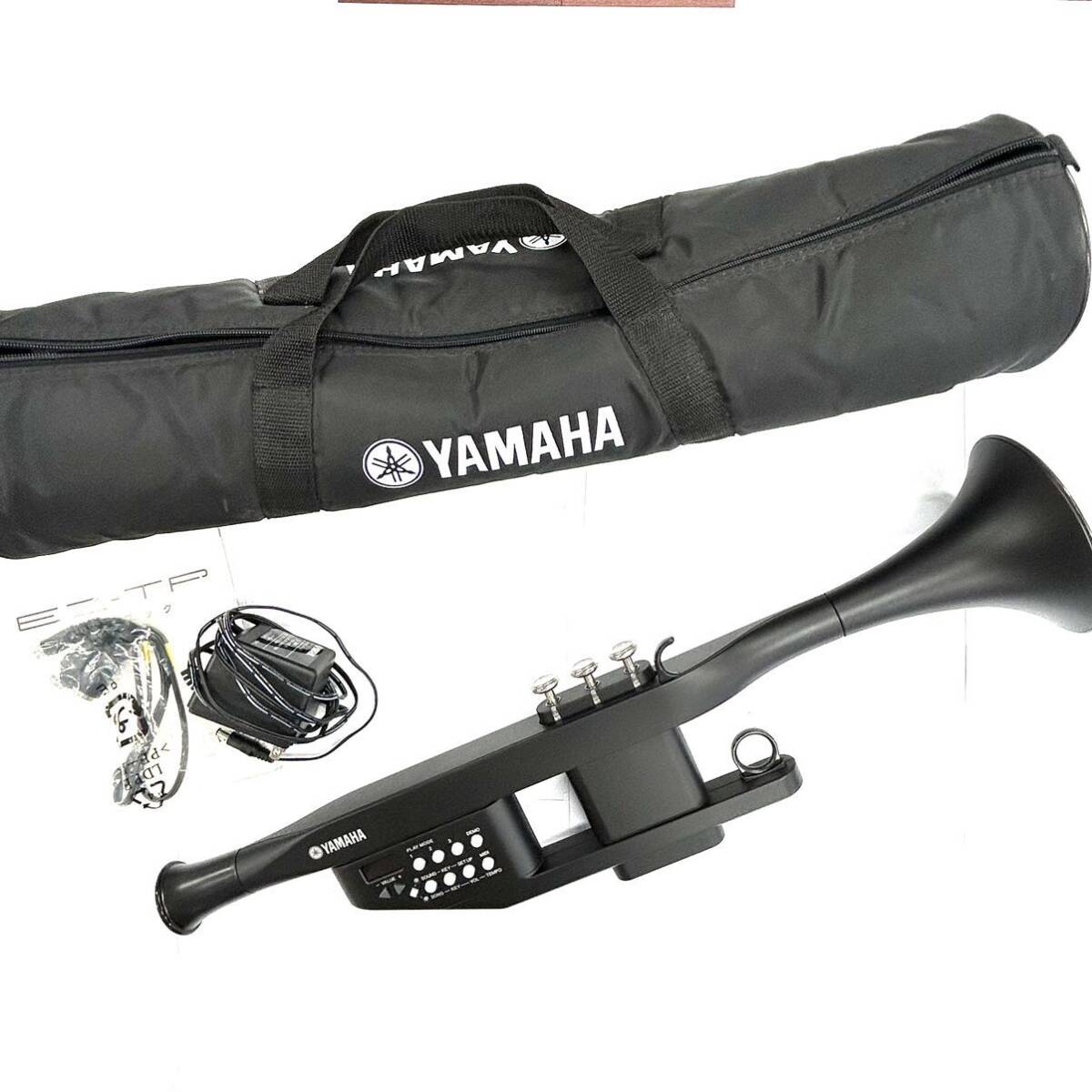 Y376 電子楽器 電子トランペット YAMAHA ヤマハ EZ-TP No.JZLL01631 ケース付 ジャンク品 中古 訳あり_画像1