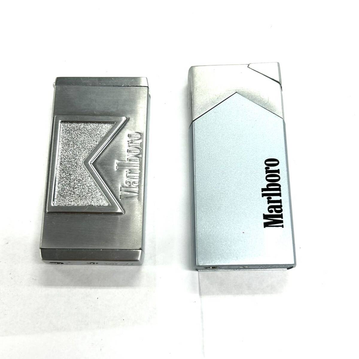 Y400 ライター 喫煙具 喫煙グッズ まと ZIPPO ジッポー Marlboro マルボロ ジャンク品 中古 訳ありの画像2