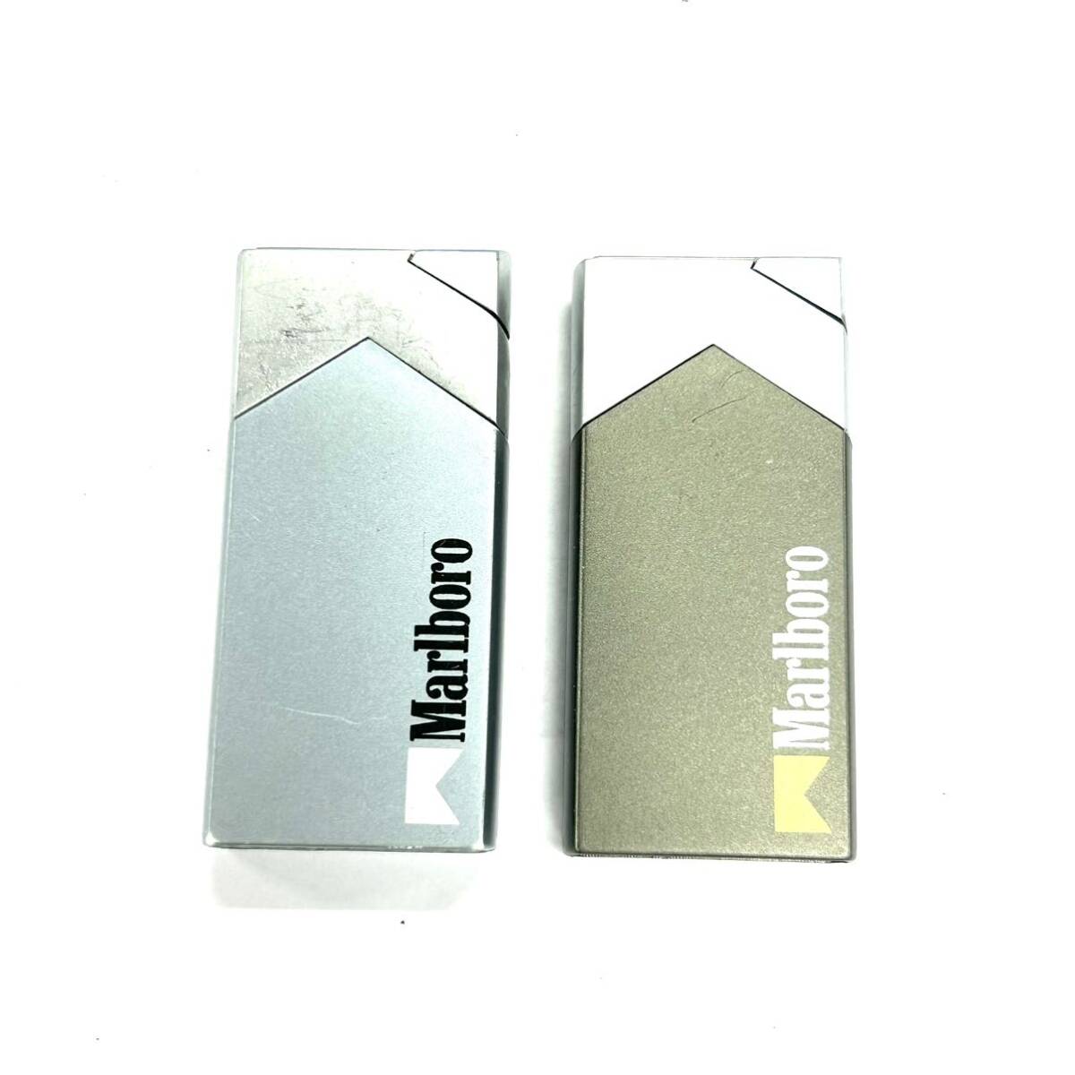 Y400 ライター 喫煙具 喫煙グッズ まと ZIPPO ジッポー Marlboro マルボロ ジャンク品 中古 訳ありの画像4