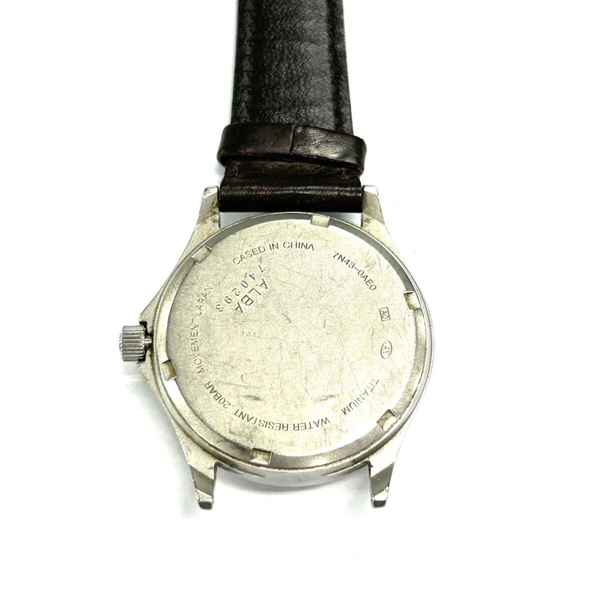 Y415 腕時計 まとめ ALBA アルバ J-AXIS ジャンク品 中古 訳ありの画像7