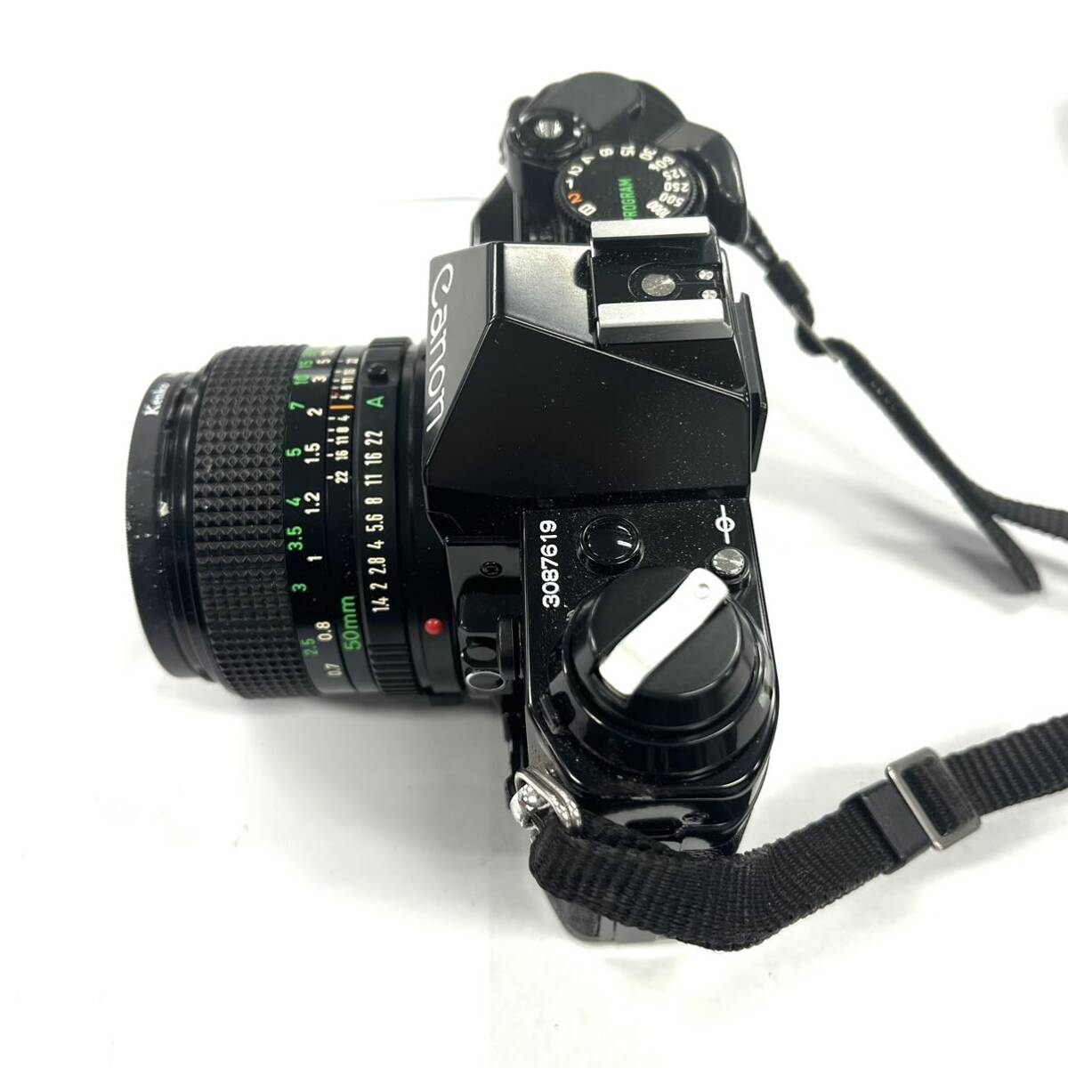 N345 フィルムカメラ Canon キャノン AE-1 CANON LENS FD 50mm 1:1.4 ジャンク品 中古 訳あり_画像3