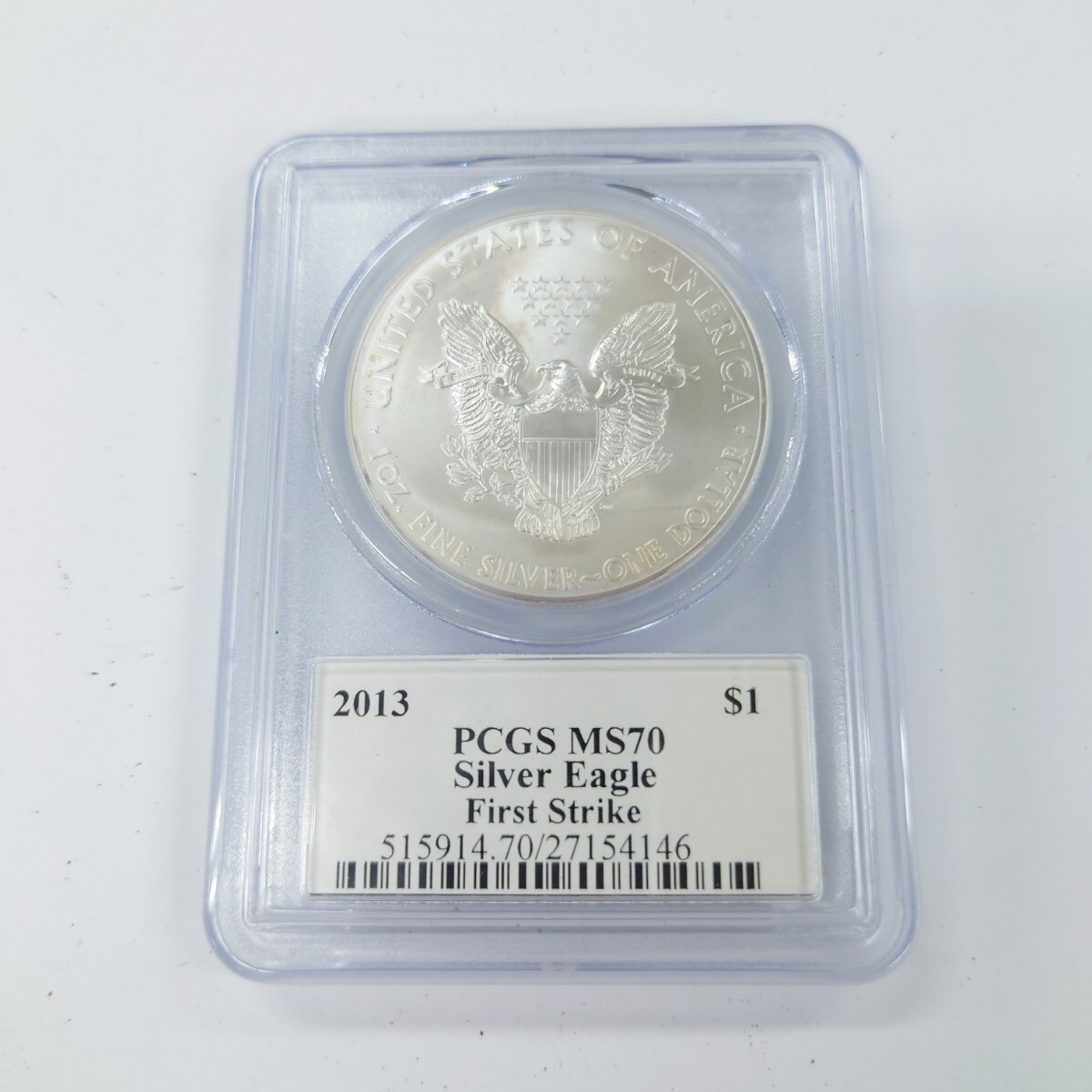 I738 コイン まとめ 2013 PCGS MS70 Silver Eagle 2011-w PCGS MS70 Silver Eagle 25th Anniversary Set イーグル銀貨 中古 ジャンク品 _画像3