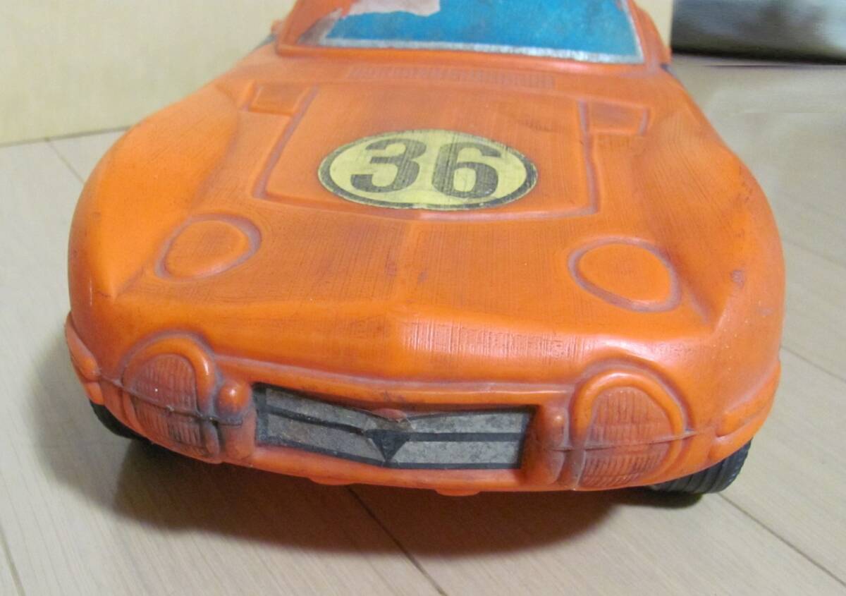 昭和レトロ トヨタ2000GT風 オレンジ色 コクボの玩具 KOKUBO TOKUSEIの画像3