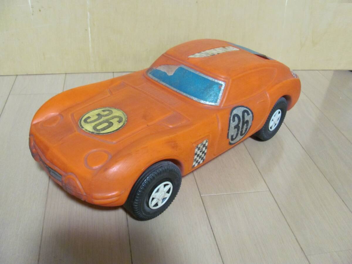 昭和レトロ トヨタ2000GT風 オレンジ色 コクボの玩具 KOKUBO TOKUSEIの画像1