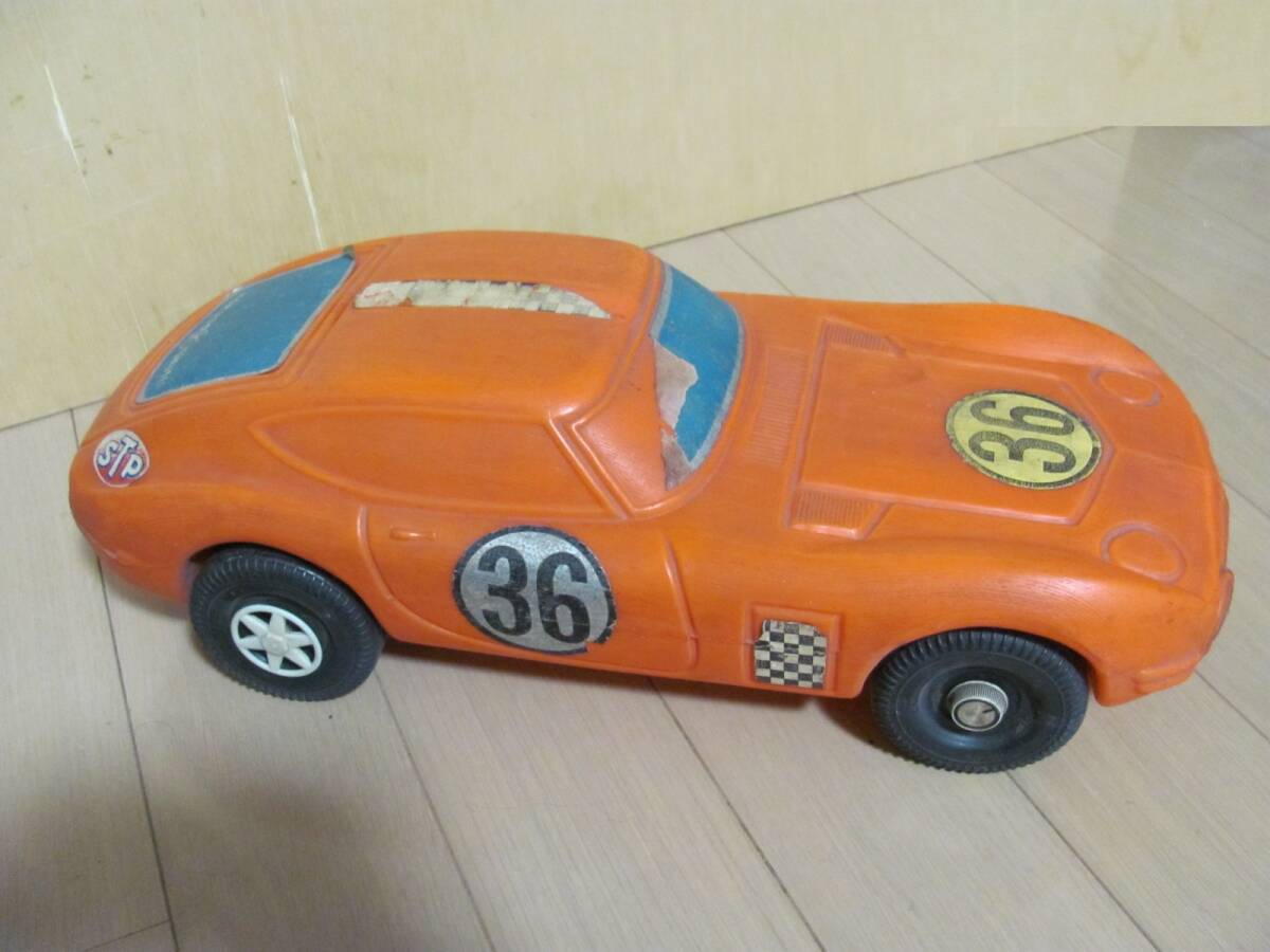 昭和レトロ トヨタ2000GT風 オレンジ色 コクボの玩具 KOKUBO TOKUSEIの画像4