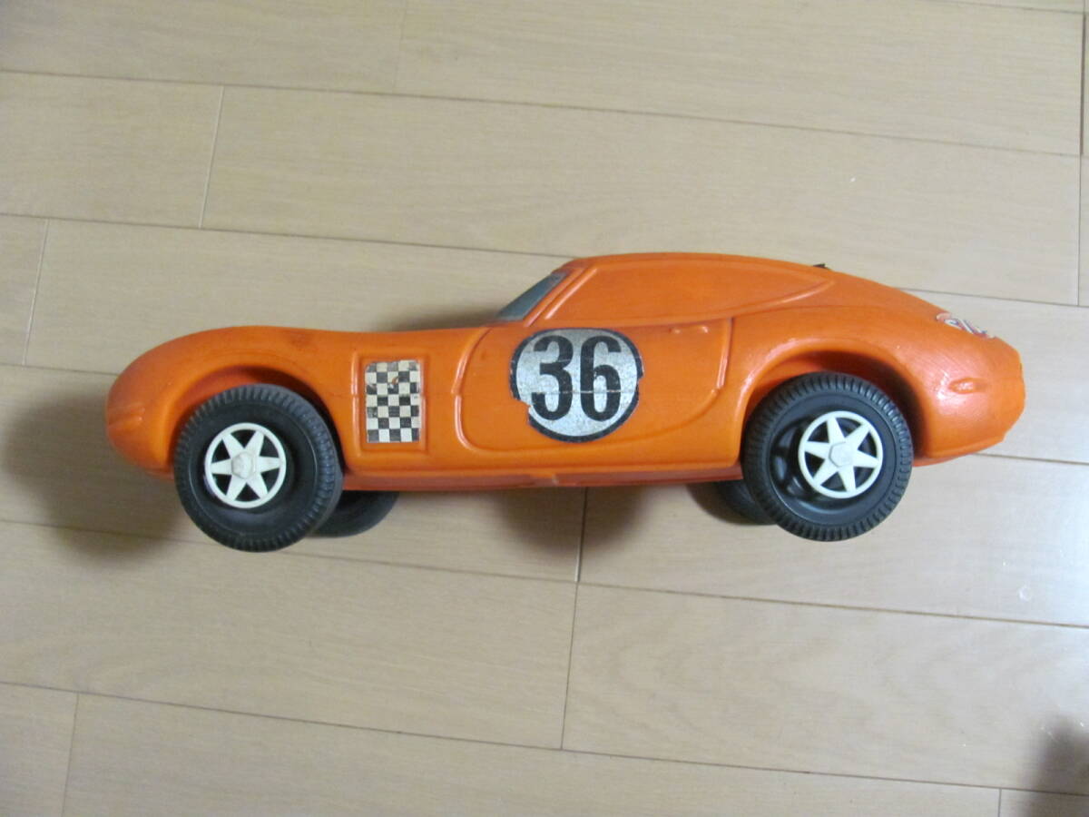 昭和レトロ トヨタ2000GT風 オレンジ色 コクボの玩具 KOKUBO TOKUSEIの画像7