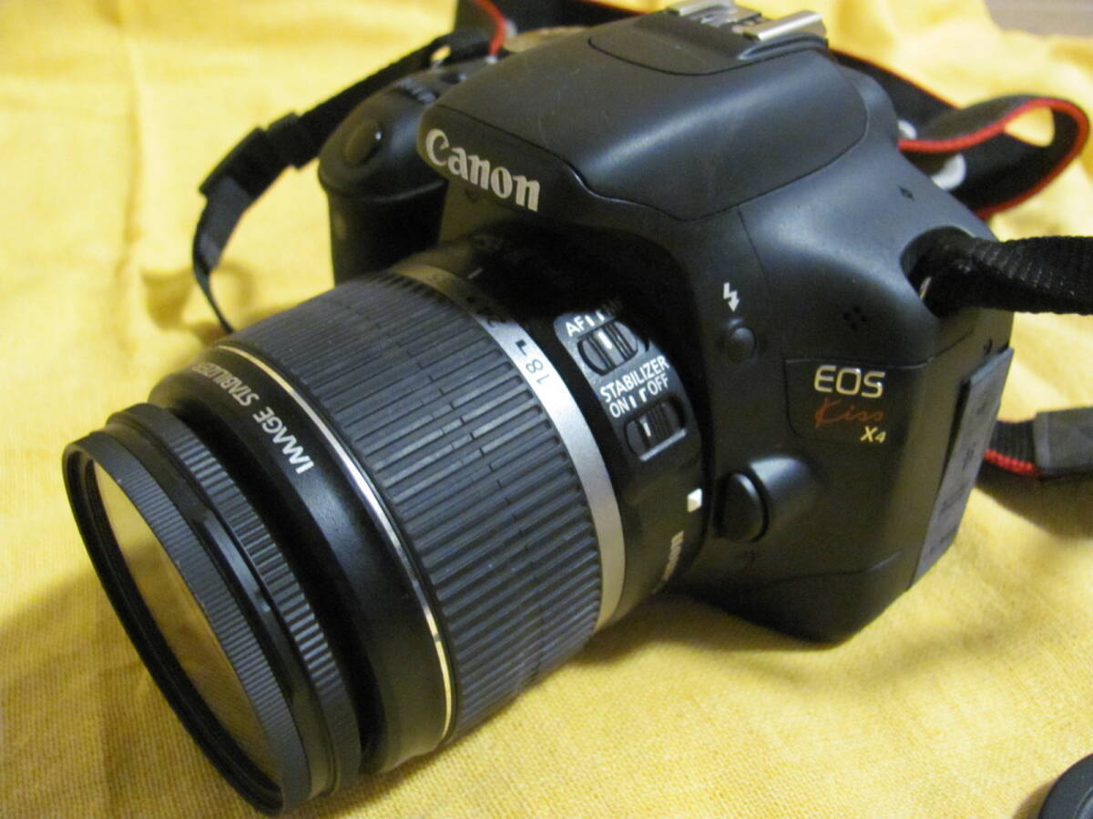 Canon　EOS　Kiss　X4　デジタル一眼カメラ　ズームレンズ（18-55㎜1：3.5-5.6　／　80‐200㎜1：4.5-5.6）充電器　鞄　キャノンイオス_画像5