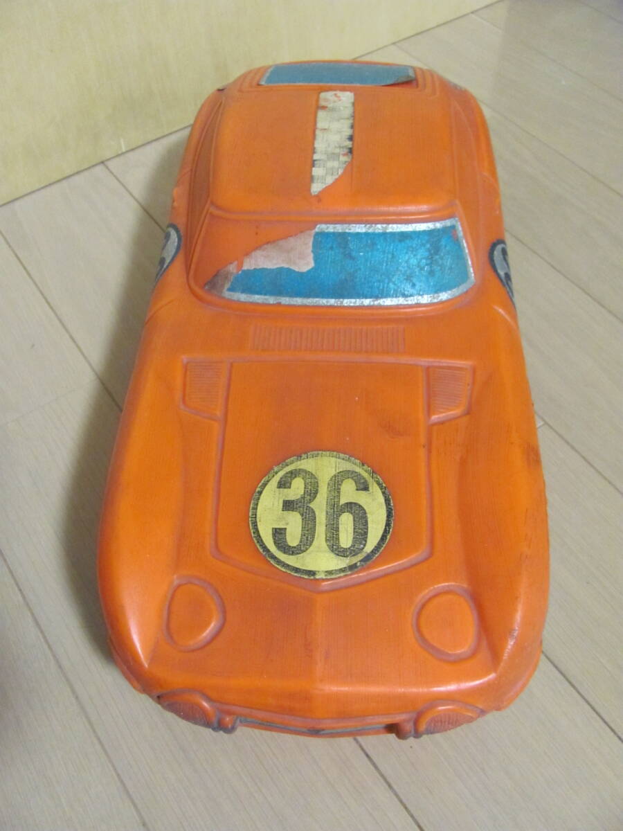 昭和レトロ トヨタ2000GT風 オレンジ色 コクボの玩具 KOKUBO TOKUSEIの画像2