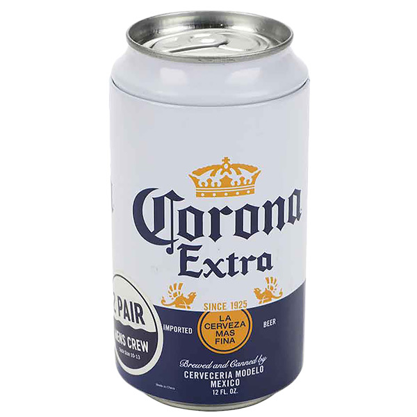 CORONA EXTRA BEER CAN 2P SOCKS[ Corona beer socks ]
