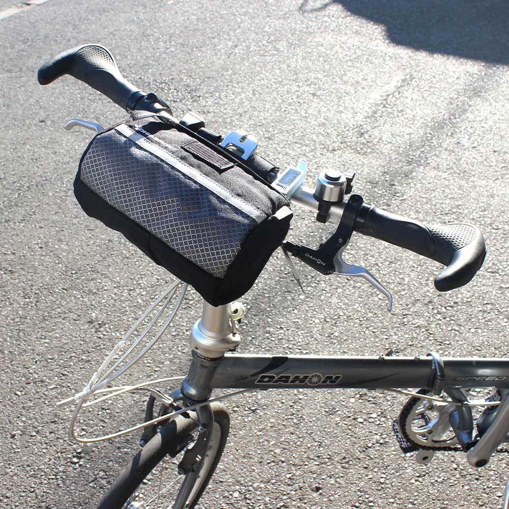 未使用 自転車 アクセサリ サドルバッグ 3M スコッチライト 反射素材 ハンドルバッグ サイクリングの画像3