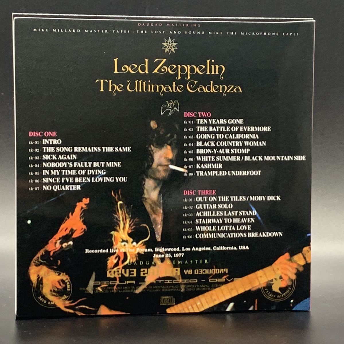 LED ZEPPELIN : THE ULTIMATE CADENZA「究極の楽譜」3CD 工場プレス銀盤CD ジミー・ペイジ・カバー ■欧米輸入限定盤