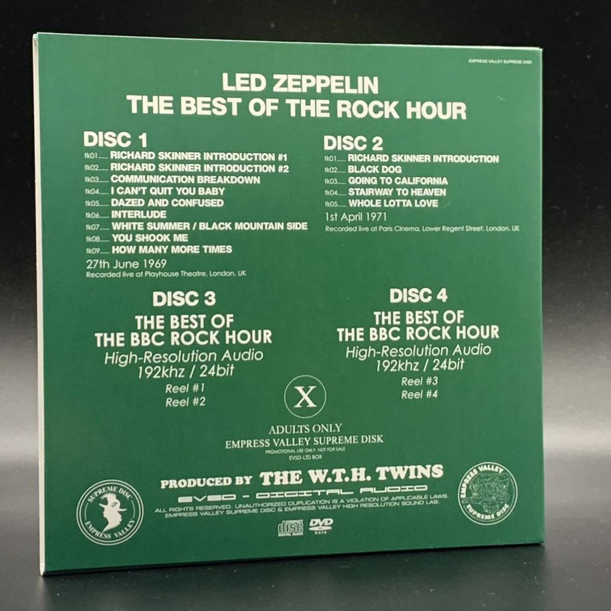 LED ZEPPELIN / THE BEST OF THE BBC ROCK HOUR (6CD + 2DVD-A) お正月大特価！初のBBCのマスターリールからの収録の最高音質盤！