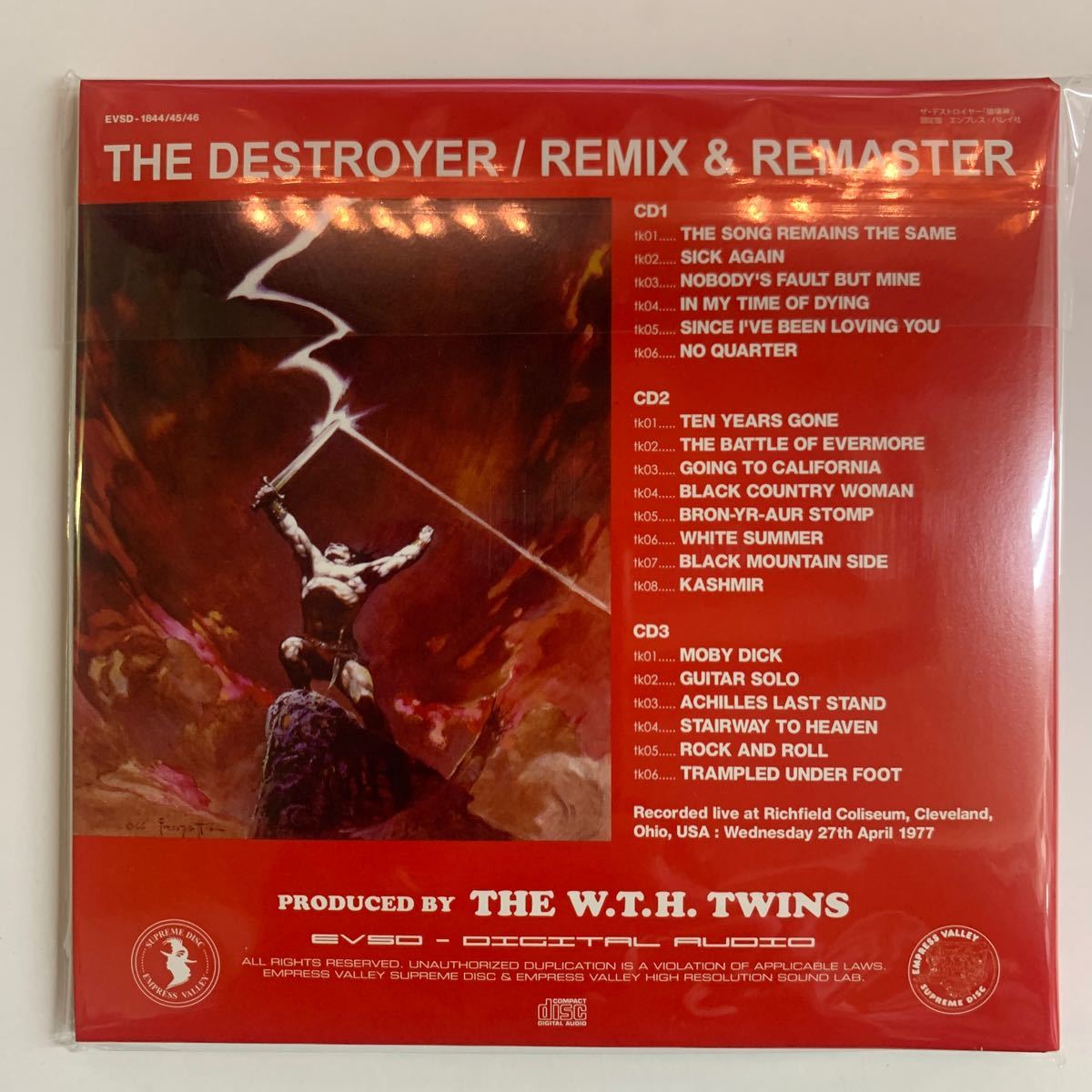 LED ZEPPELIN / THE DESTROYER Remix & Remaster「破壊神」(3CD) ステレオデミックスで生まれ変わったデストロイヤー！単体発売！_画像2