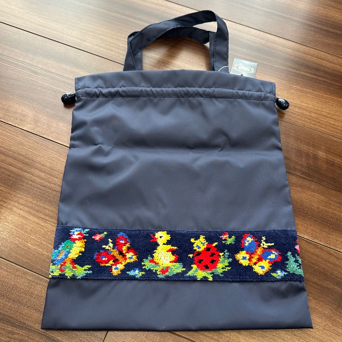 上履き入れ フェイラー 学校 ハイジ ネイビー FEILER 新品 上履き入れ フェイラー 学校 ハイジ ネイビー FEILER 新品