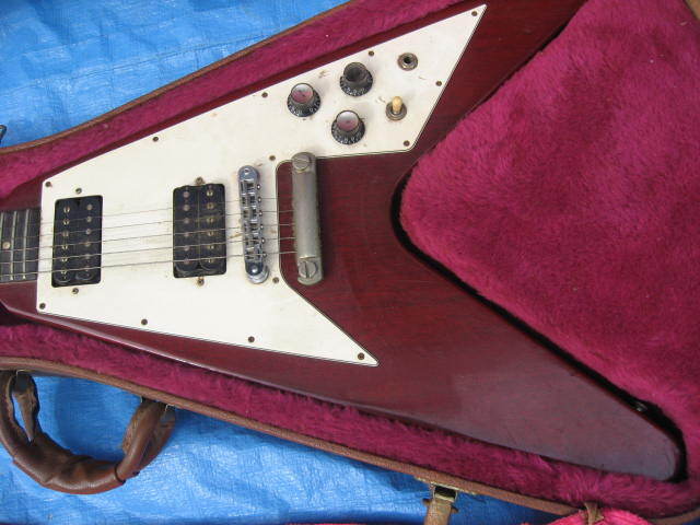 Gibson USA Flying V フライングV ギブソン エレキギター 1997年製 ハードケース付き 現状品 直接引き渡し対応の画像3