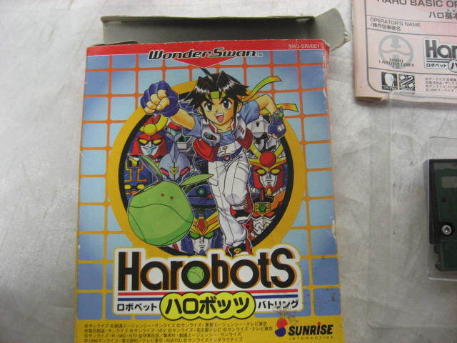 Harobots Halo botsu WonderSwan game soft box instructions attaching present condition goods 