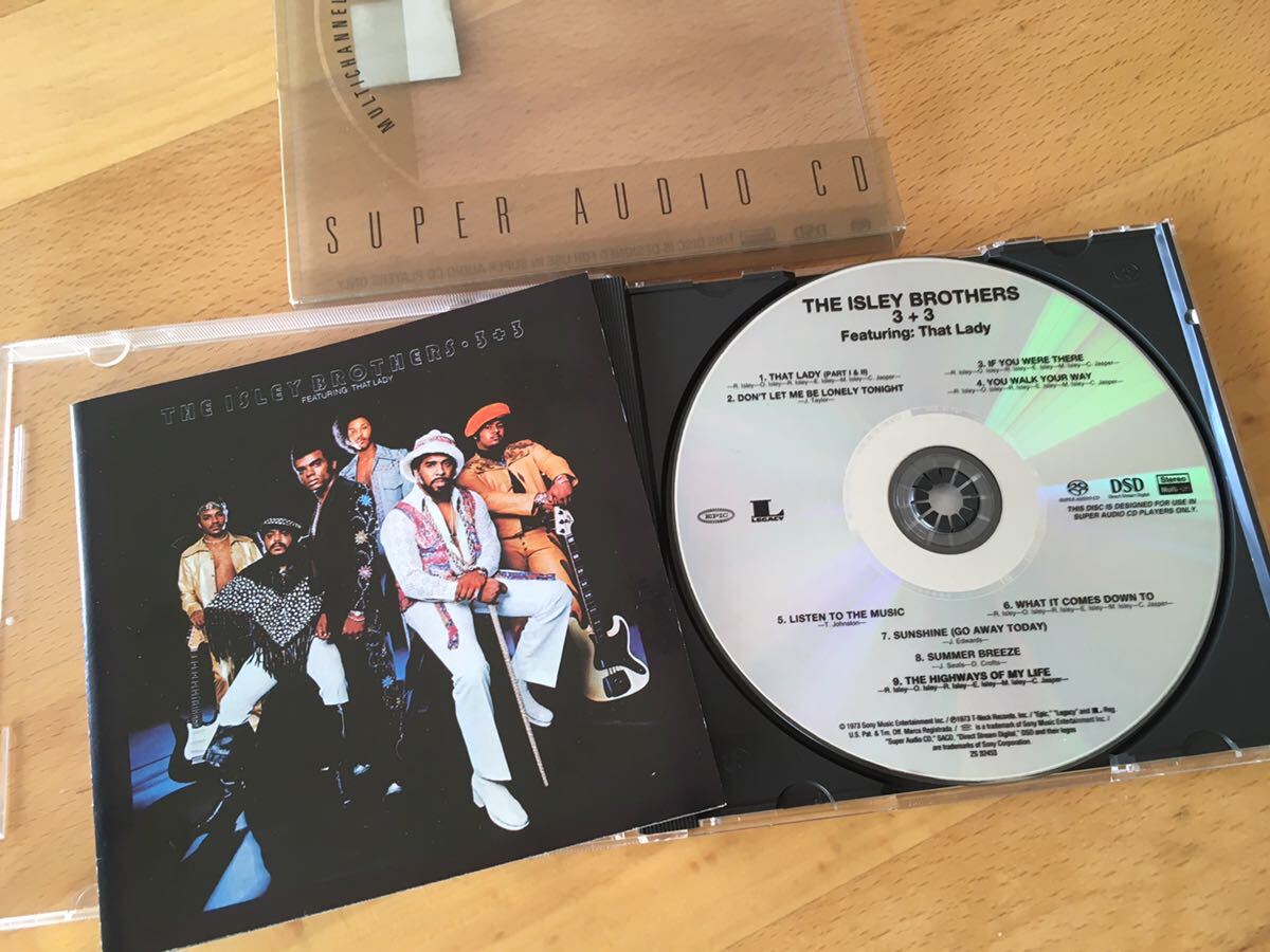 The Isley Brothers / 3+3(Single Layer SACD)マルチch収録 / アイズレー・ブラザーズ (Stereo / Multichannel)_画像1