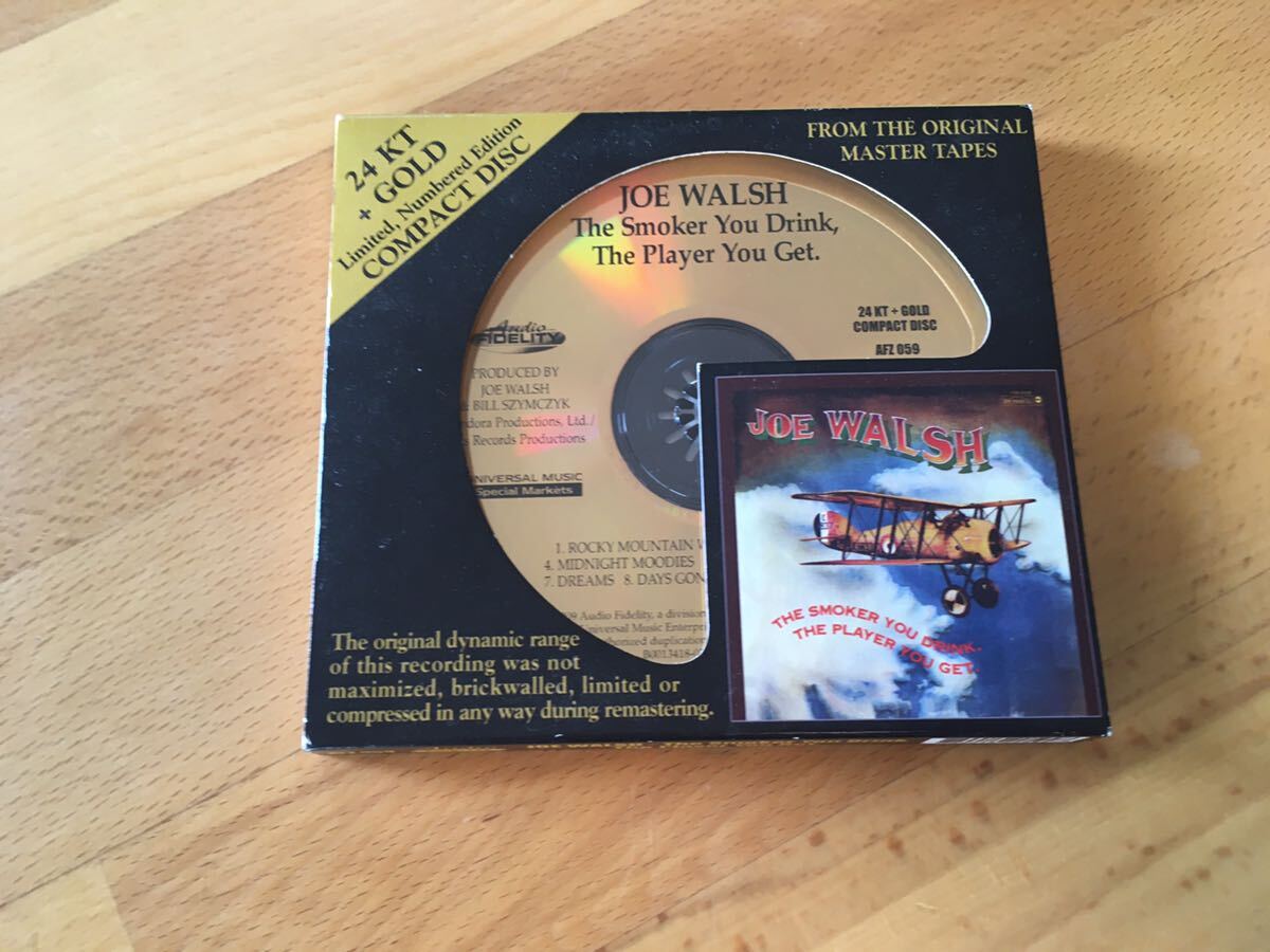 Joe Walsh / The Smoker You Drink The Player You Get(24kt Gold CD) Mastered By Kevin Gray (Audio Fidelity : AFZ 075)_画像3