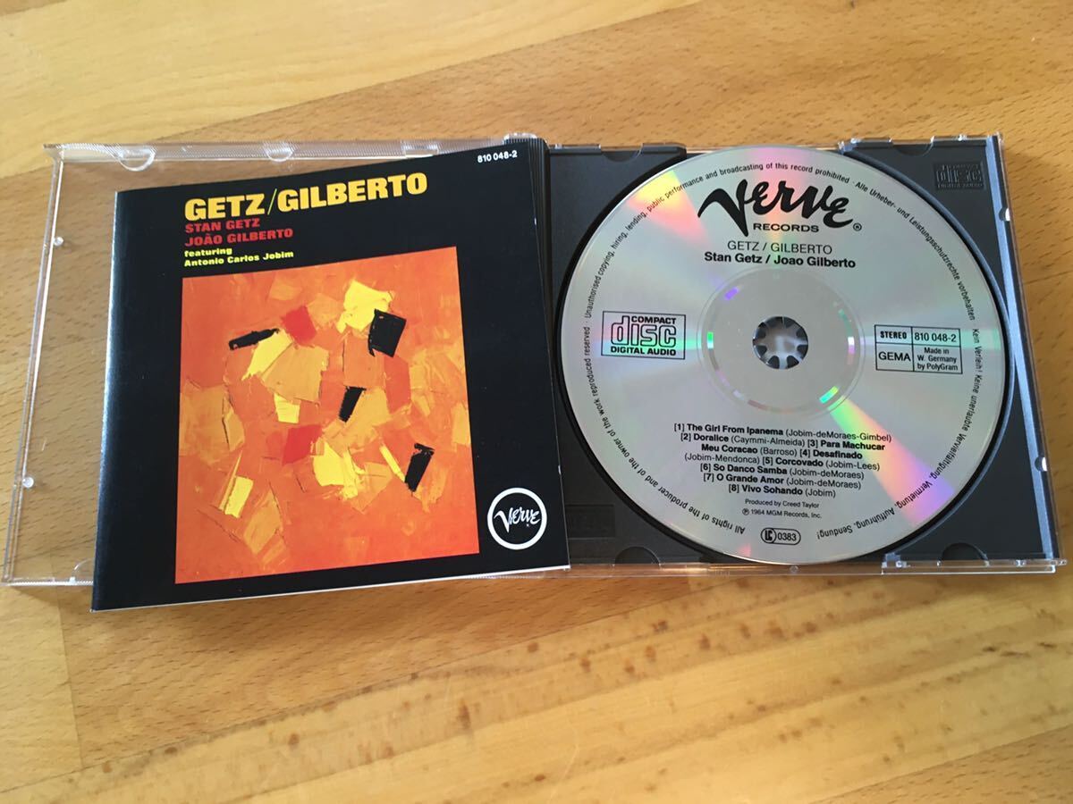（西独盤／全面アルミ蒸着）Stan Getz / Joao Gilberto - Getz / Gilberto(Made in West Germany)西ドイツ／Full Silver_画像1