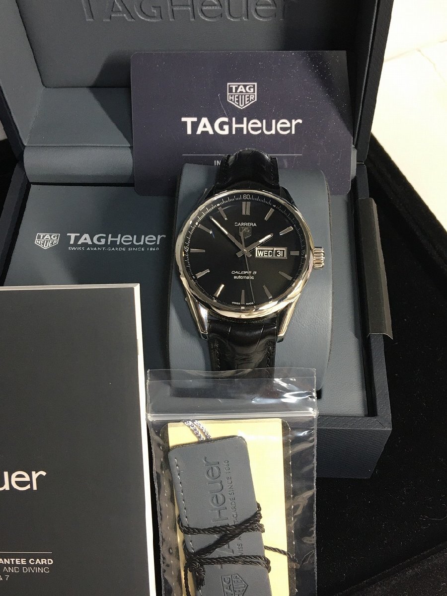 1円～タグホイヤー/TAGHeuer カレラ キャリバー5 SS WAR201A-1 RTY6140 自動巻腕時計-展示品-D2210の画像6