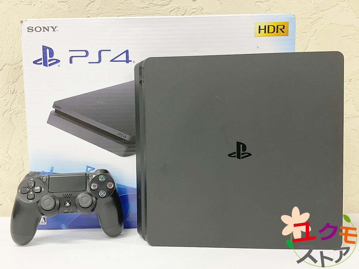【開始価格1円】SONY PlayStation 4 CUH-2200 ジェットブラック 黒 HDD500GB PS4 ソニー プレステ4 動作確認・初期化済の画像1