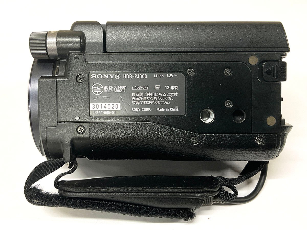 【開始価格1円】SONY ソニー HANDYCAM HDR-PJ800 プロジェクター デジタルビデオカメラ ハンディカム ムービー 予備バッテリー付 動作OK!_画像6
