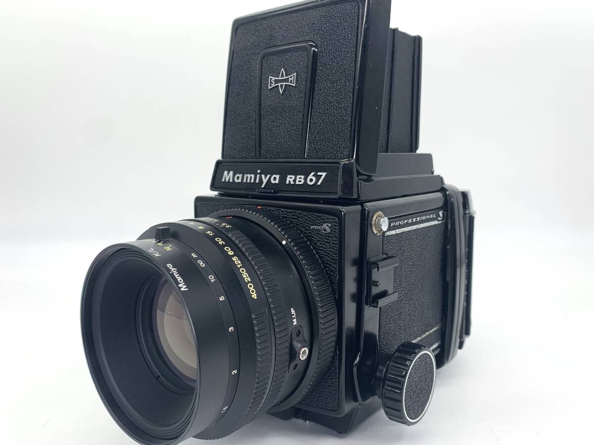 良品 動作確認済 マミヤ Mamiya RB67 Pro S ＋ レンズ２本 K/L 127mm f/3.5 L & Sekor NB 65mm f/4.5 蛇腹は新品に交換済み_画像4