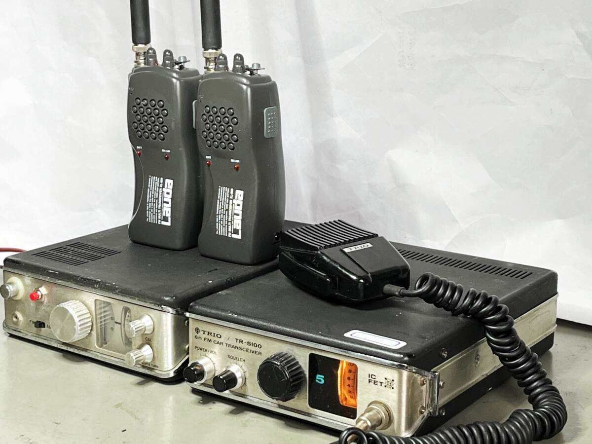 TRIO 50MＨz帯・TR-5100、TR-1100他、50MHz帯ハンディー2台セットの画像5