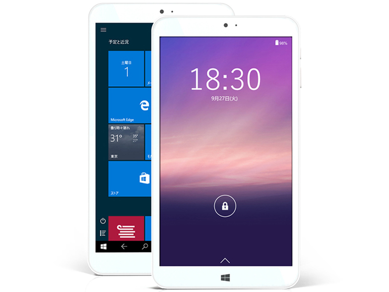 Windows 10 & Android 5.1 Dual OS タブレットPC Gecco Tablet S1 Officeソフト：Microsoft Office Mobile , Microsoft 365 インストール済の画像1