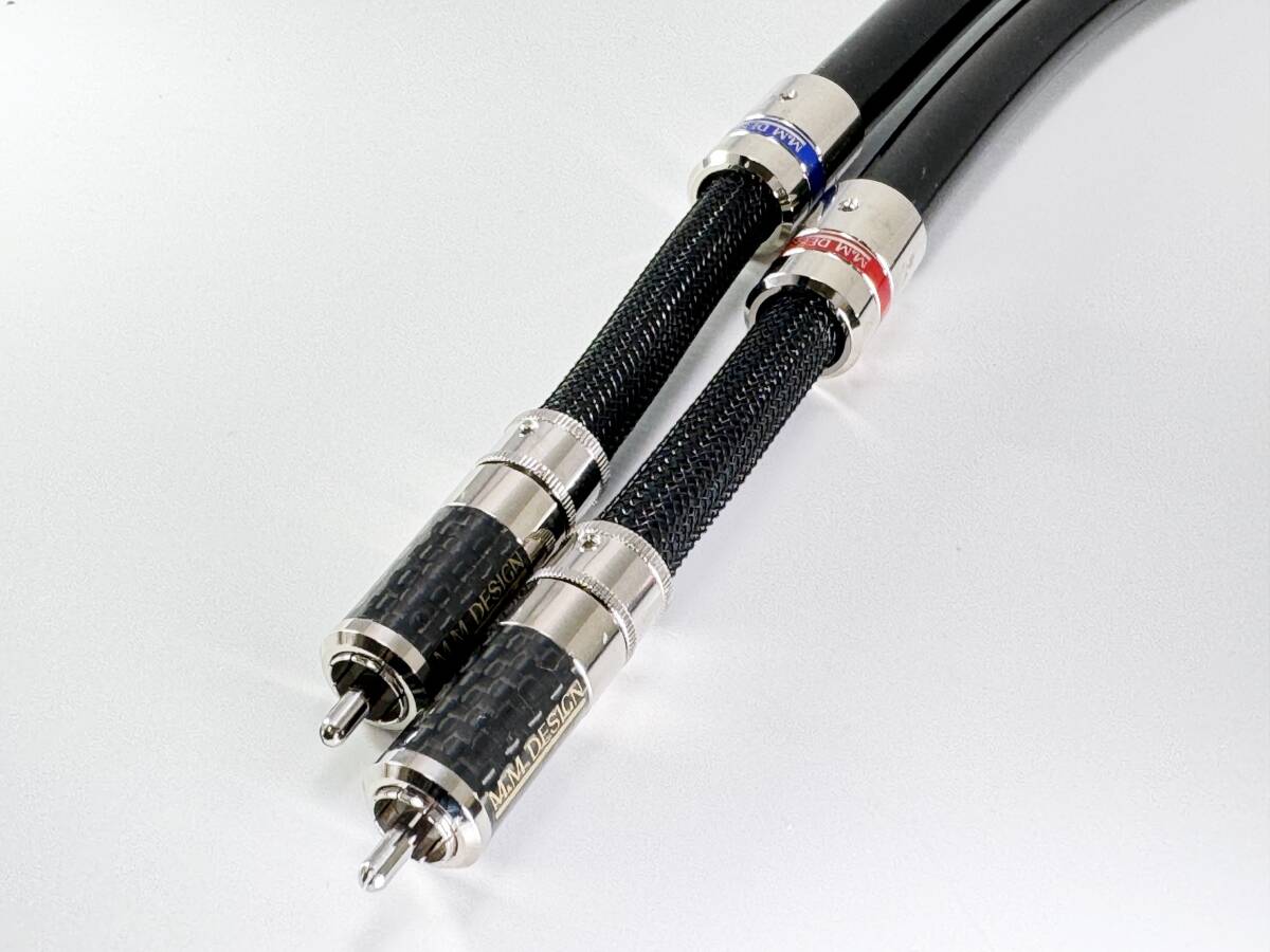 M&M DESIGN 7N-MA9000 CORSA 0.7m purity 99.99998 conductor RCA cable made in Japan pin cable line in-vehicle Car Audio high-end amplifier DSP