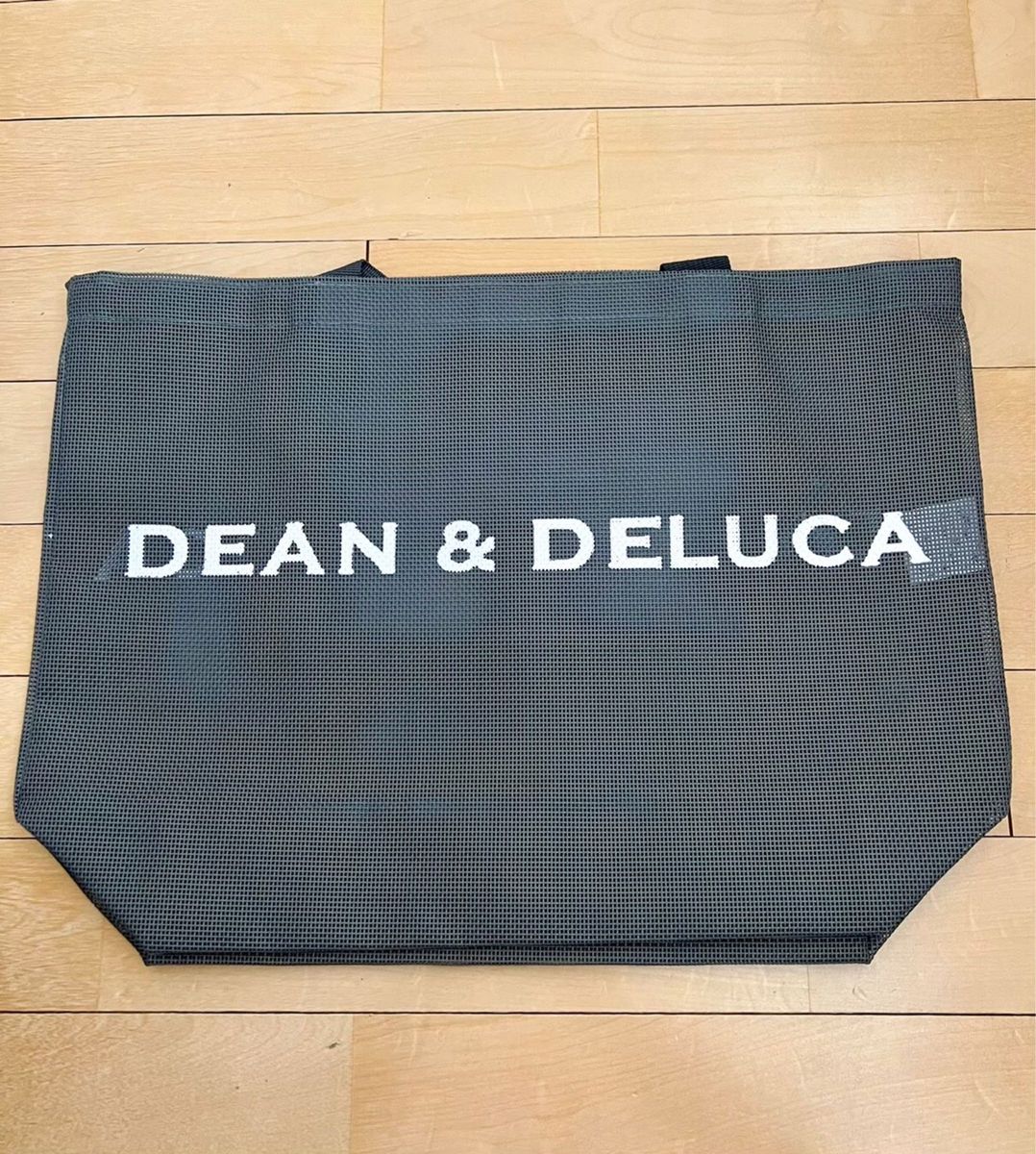 ＊大人気＊DEAN & DELUCA メッシュトートバッグ グレー Lサイズ 週末限定SALE エコバッグ