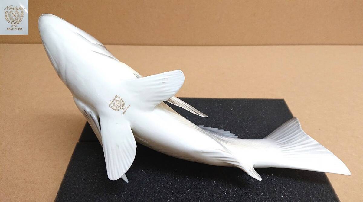 N-114 Noritake Studio Collection ノリタケ スタジオコレクション 魚 黒鯛 クロダイ チヌ フィギュリン 置物 fish figurine ヴィンテージ _画像10