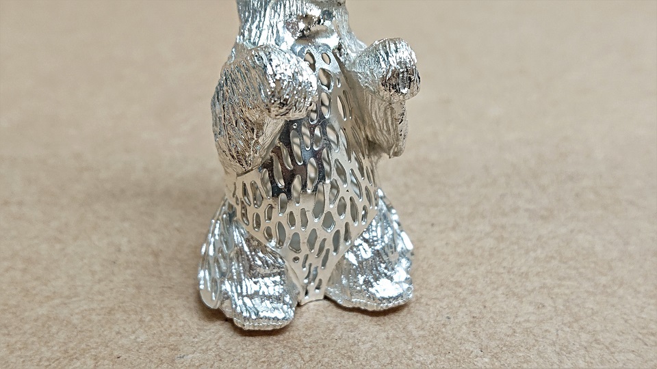 N-88 CHRISTOFLE クリストフル スコティッシュテリア フィギュリン フランス Dog scottish terrier silver figurine FRANCE 犬 置物_画像6