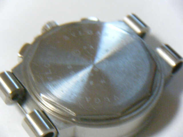 メンズ腕時計 クロノグラフカレンダー 今針可動 ジャンク腕時計部品取り 再生用送料180円 の画像4