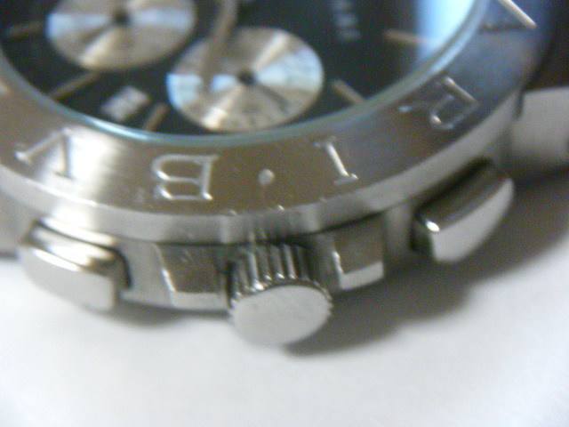メンズ腕時計 クロノグラフカレンダー 今針可動 ジャンク腕時計部品取り 再生用送料180円 の画像6