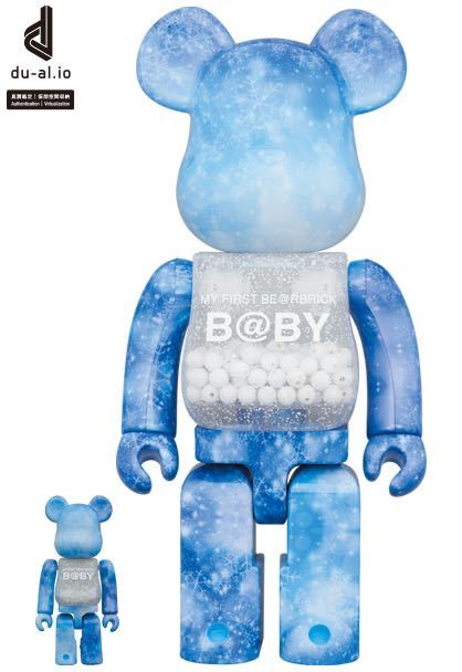 完売品 新品未開封 MY FIRST BE@RBRICK B@BY CRYSTAL OF SNOW Ver. 100% & 400% MEDICOM TOY ベアブリック