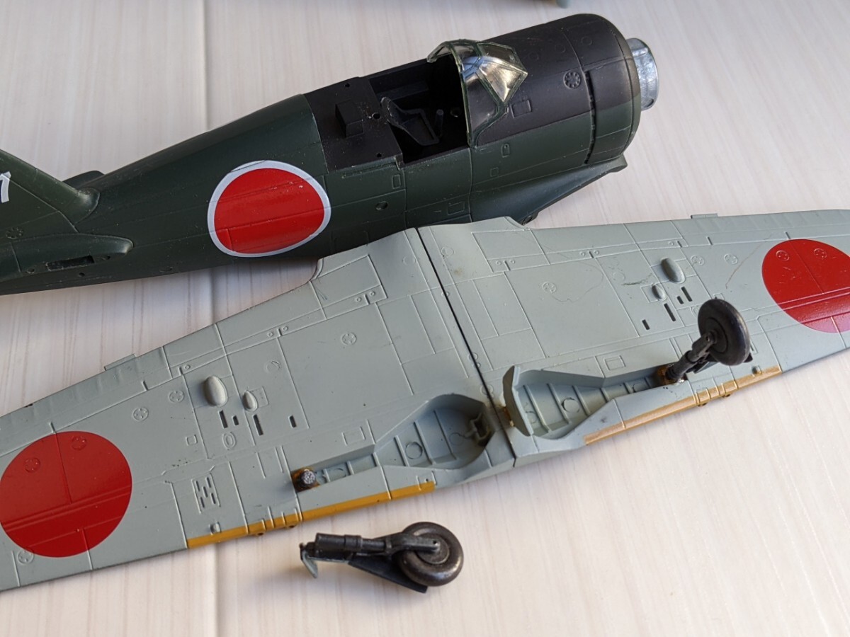 ジャンク マルシン 1/48 雷電 ダイキャスト 金属製 塗装済み半完成品 パーツ不足 旧日本軍 局地戦闘機 迎撃機の画像10