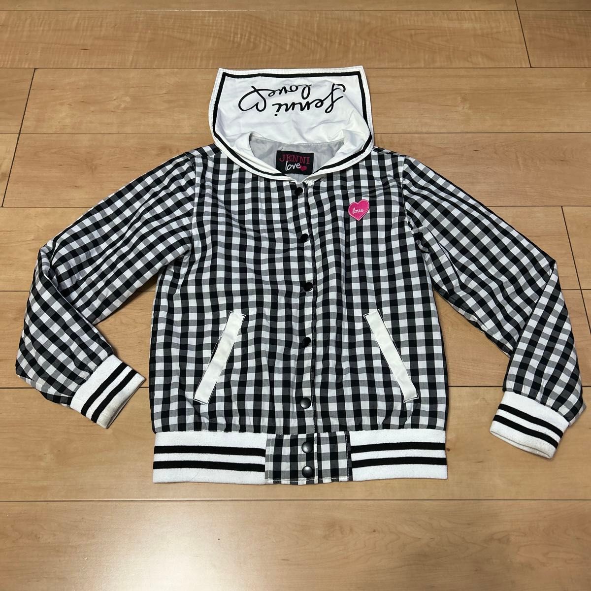 JENNI LOVE セーラーカラーチェックブルゾン 160|Yahoo!フリマ JENNI LOVE セーラーカラーチェックブルゾン 160|Yahoo!フリマ