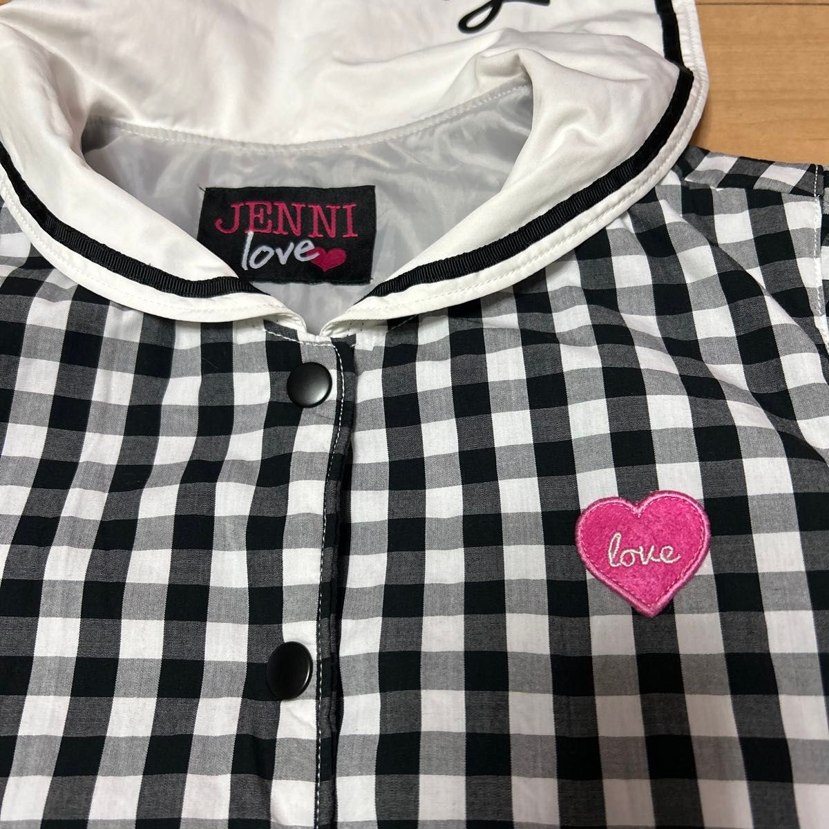 JENNI LOVE セーラーカラーチェックブルゾン 160|Yahoo!フリマ JENNI LOVE セーラーカラーチェックブルゾン 160|Yahoo!フリマ
