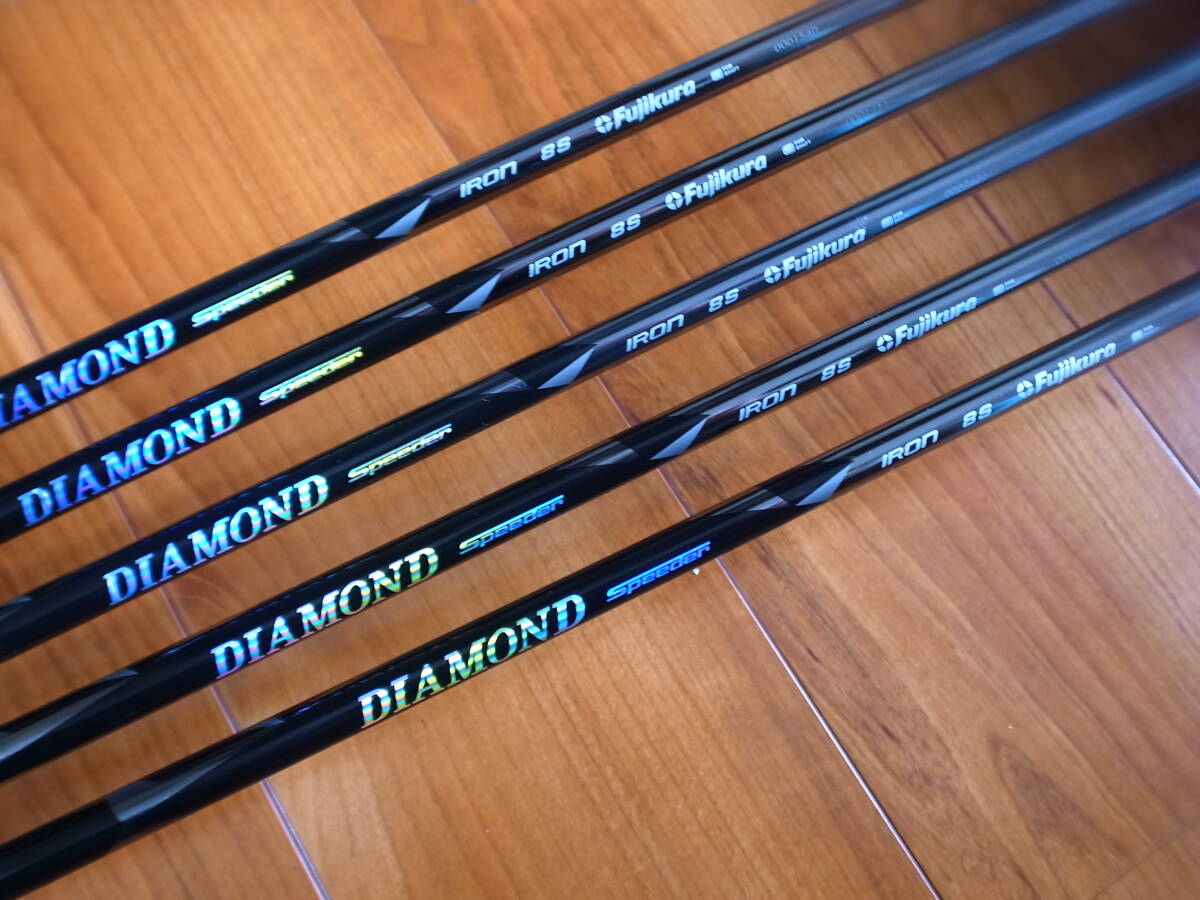 【美品】★RomaRo ロマロ　Ray CX S25C IRON　６～PW ５本　シャフト　DIAMOND Speeder 8S★_画像5