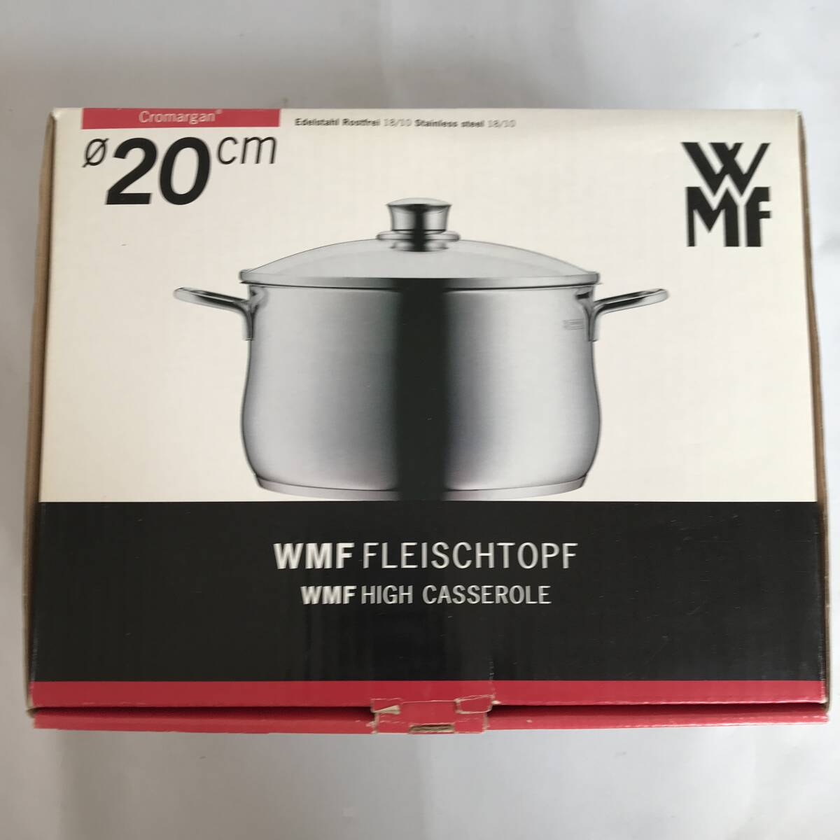 WMF ProfiSelect Fleischtoppf 20cm 両手鍋 ガラス蓋付き 未使用