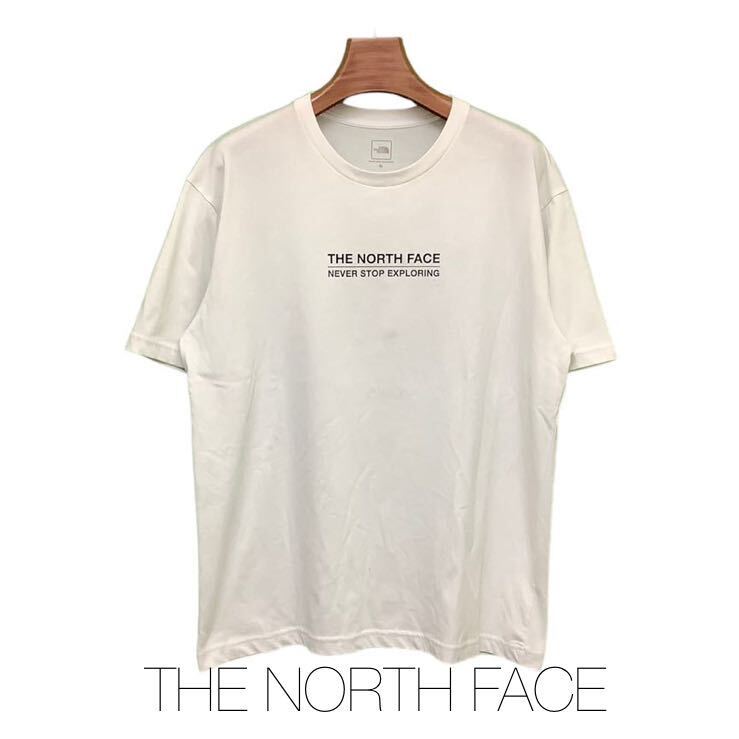 THE NORTH FACE, ザノースフェイス, Tシャツ ,ホワイト ,古着, XLサイズ_画像1