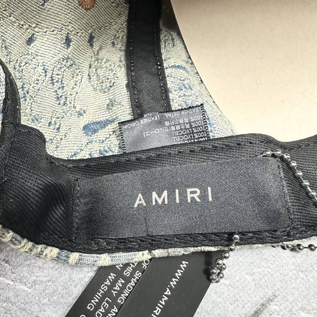 新品100%本物 AMIRI ロゴ キャップ アミリの画像7