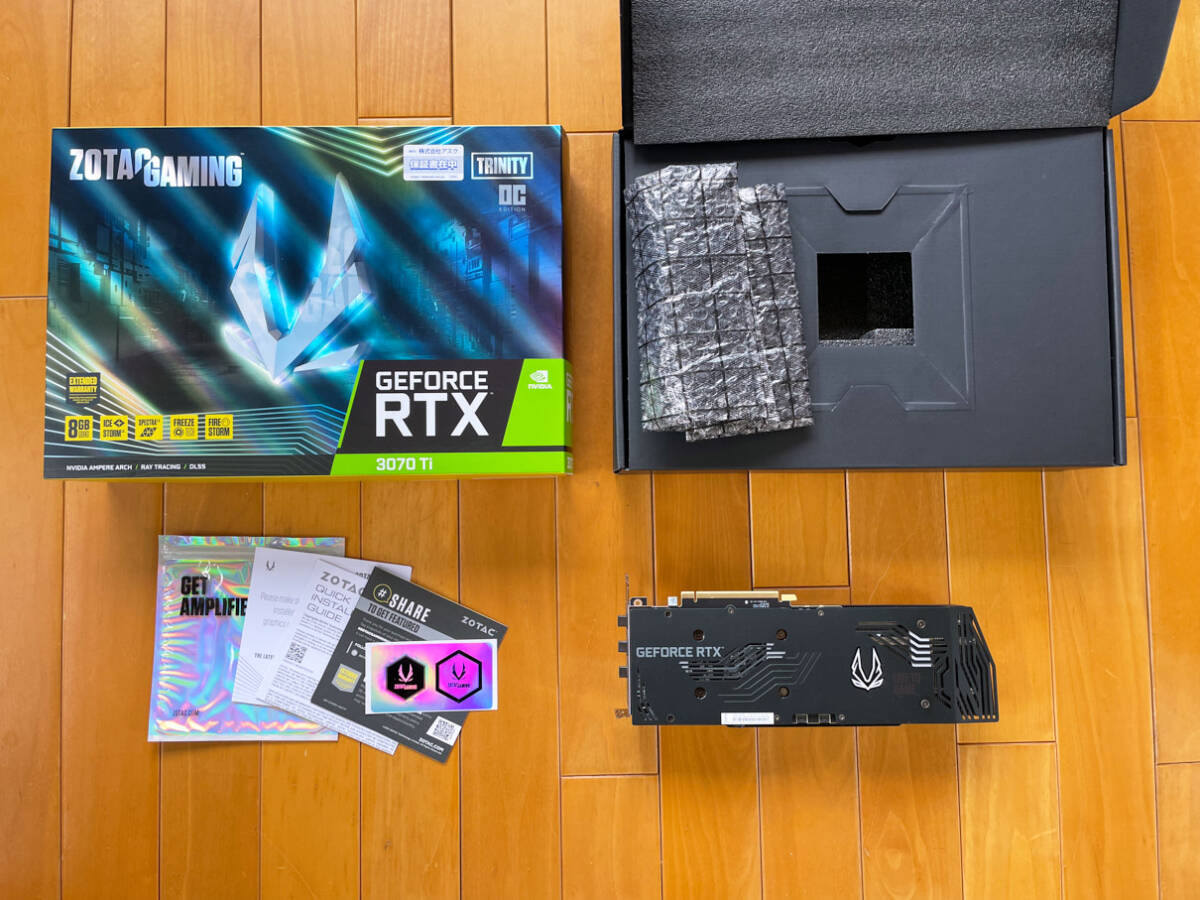 美品 ZOTAC GAMING GeForce RTX 3070 Ti Trinity OC 8GB 256BIT GDDR6X VD7769 ZOTAC/PCP ZT-A30710J-10P[9548]